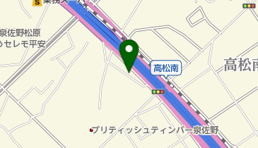 いぬのとこやさんいずみの地図画像