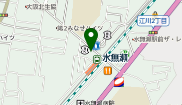 菓匠花菓蔵水無瀬店の地図画像