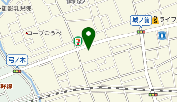 ブルードルフィンズ御影校の地図画像