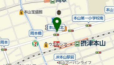 ケーネット岡本店の地図画像
