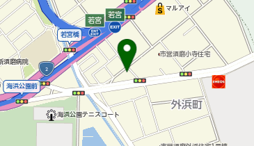 ウチダ理容の地図画像