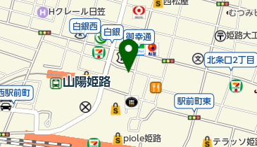 ECC外語学院姫路校の地図画像