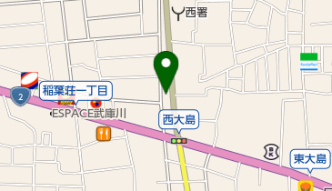 居酒屋百菜の地図画像