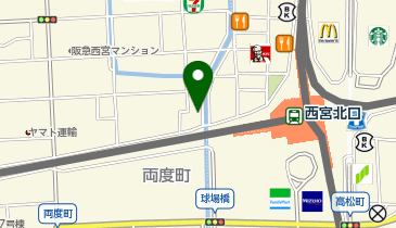 新響楽器 ミュージックサロン西宮北口の地図画像