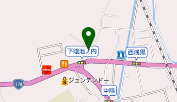 たなかサービスの地図画像