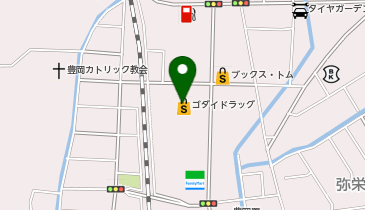ゴダイドラッグ豊岡昭和町店の地図画像