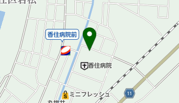 日本調剤香住薬局の地図画像
