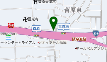 マルエスペットはんな店の地図画像