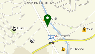 BEE・HAIR上牧店の地図画像