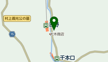 笹岡食堂の地図画像