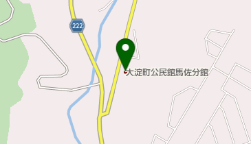 大淀町立 馬佐分館の地図画像