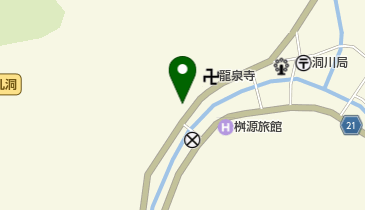 洞川地区公民館の地図画像