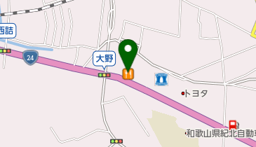 和歌山橋本高野口食堂の地図画像