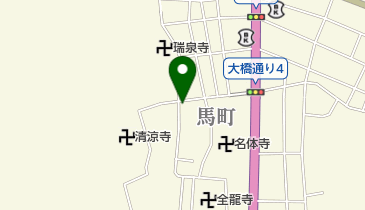田花不動産の地図画像