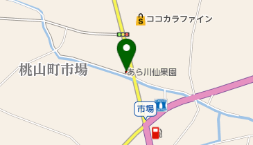 あら川仙果園の地図画像