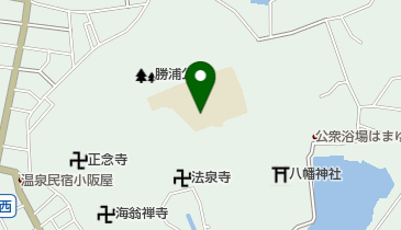 勝浦学童保育所くろしおの地図画像