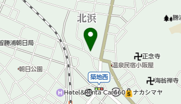 西山時計眼鏡店の地図画像