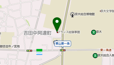 アンスティチュフランセ関西の地図画像