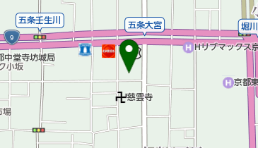 京洗い染呉服四季の地図画像