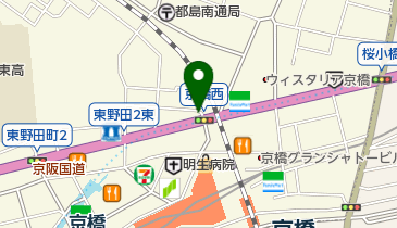 ちらん京橋店の地図画像