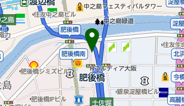モンシェール肥後橋店の地図画像
