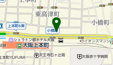 天王寺地区更生保護サポートセンターの地図画像