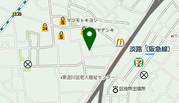 やだはりきゅう治療院の地図画像