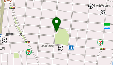 東中川会館の地図画像