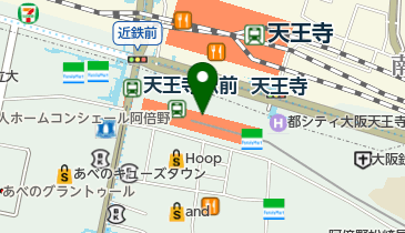 きっしゃん阿倍野店の地図画像