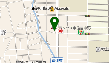 MAX東住吉店の地図画像