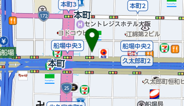 アートリンガル外語学院 本町校の地図画像