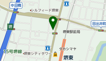 焼鳥聖の地図画像