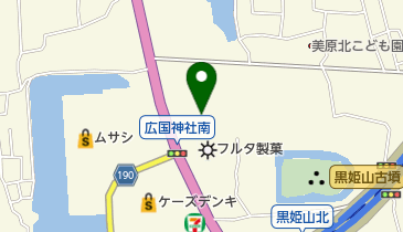 フルタ製菓株式会社美原工場の地図画像