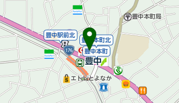 ECC外語学院豊中校の地図画像