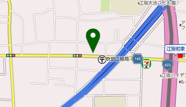 ナポリの窯江坂店の地図画像
