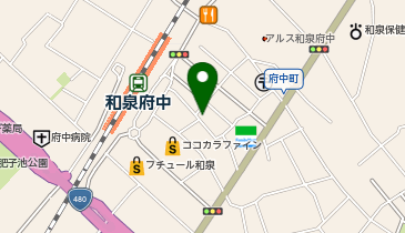 理容ヨシの地図画像