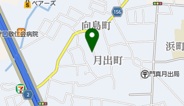 藤中お習字教室の地図画像