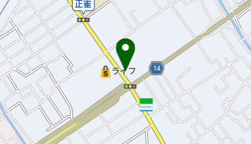 奥本時計店の地図画像