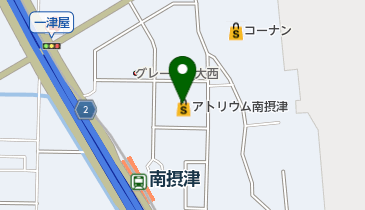 Eyeライト摂津店の地図画像