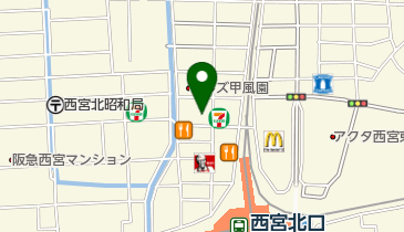 フコク生命西宮営業所の地図画像