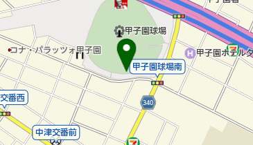 ピザーラエクスプレス甲子園球場外野店の地図画像