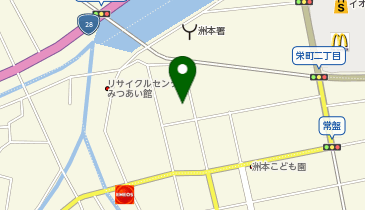 西田クリーニング店の地図画像