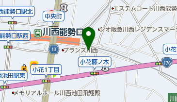 くにまさ美術アカデミー川西校の地図画像