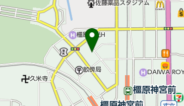 橿原衣裳の地図画像