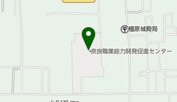 ポリテクセンター奈良の地図画像