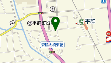 豆腐工房我流の地図画像