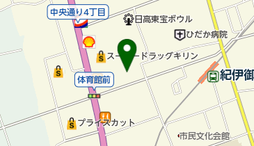 ヤナギヤ御坊本店の地図画像