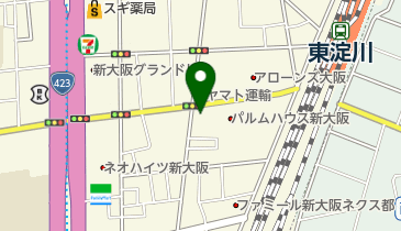 もへい動物病院の地図画像