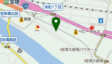 Blanc宝塚店の地図画像
