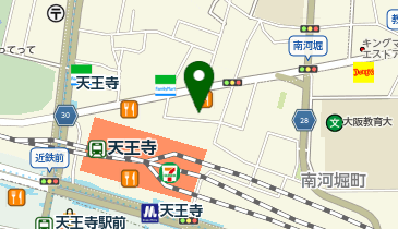 MARUFUJI天王寺北口店の地図画像